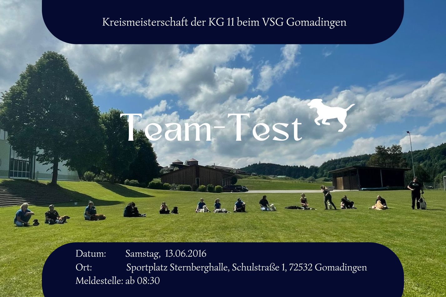 Einladung Team-Test Kreismeisterschaft